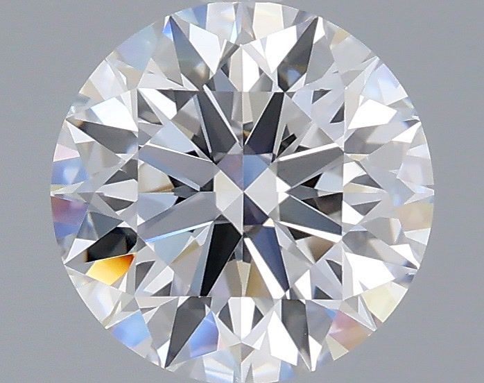 2.08 Carat Round Shaped, Ideal Cut, D Color, VVS2 Clarity, IGI Certified Lab Grown Diamond