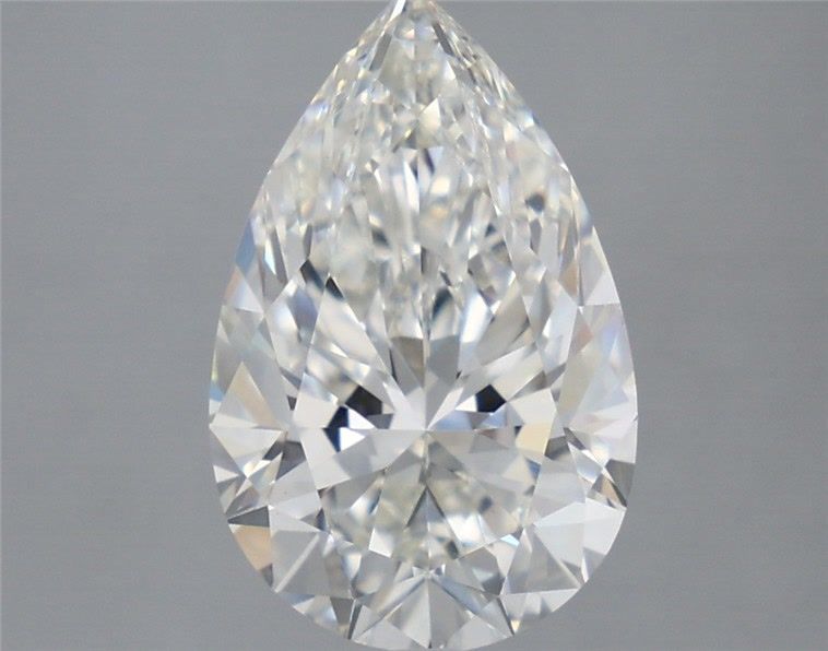 3.63 Carat Pear Shaped, Very Good Cut, G Color, VVS2 Clarity, IGI Certified Lab Grown Diamond
