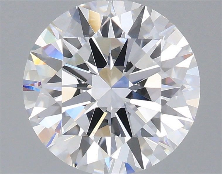 1.95 Carat Round Shaped, Ideal Cut, D Color, VS2 Clarity, IGI Certified Lab Grown Diamond