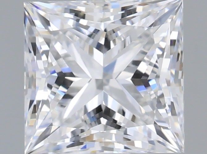 1.05 Carat Princess Shaped, Very Good Cut, D Color, VVS2 Clarity, IGI Certified Lab Grown Diamond