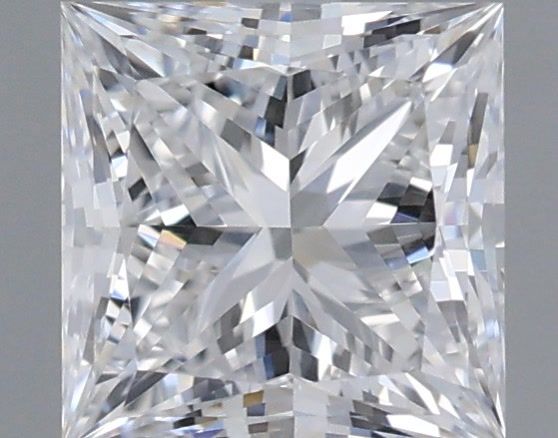 1.03 Carat Princess Shaped, Ideal Cut, D Color, VVS1 Clarity, IGI Certified Lab Grown Diamond