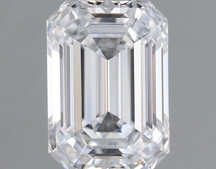 1.01 Carat Emerald Shaped, Ideal Cut, D Color, IF Clarity, IGI Certified Lab Grown Diamond