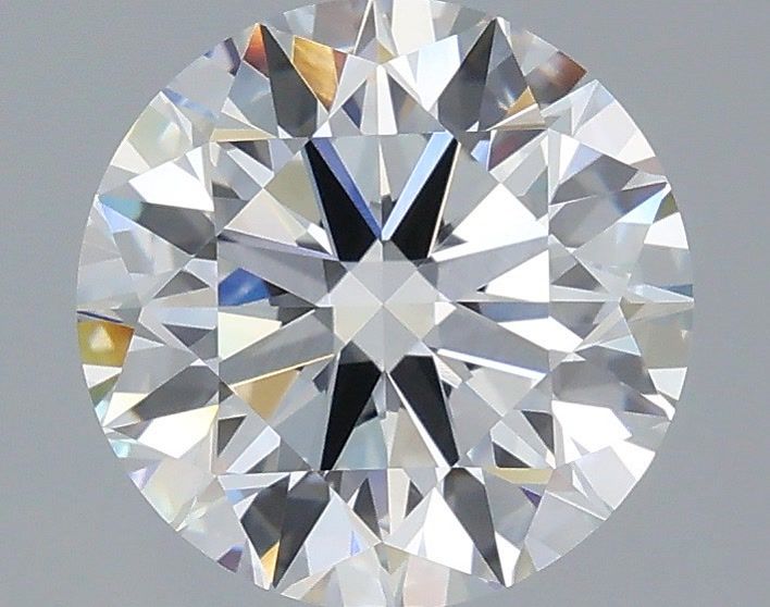 2.80 Carat Round Shaped, Excellent Cut, F Color, VVS2 Clarity, IGI Certified Lab Grown Diamond