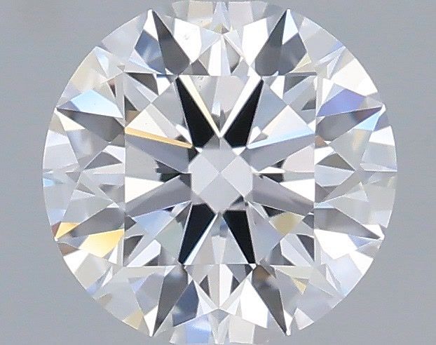 0.53 Carat Round Shaped, Ideal Cut, D Color, VS2 Clarity, IGI Certified Lab Grown Diamond
