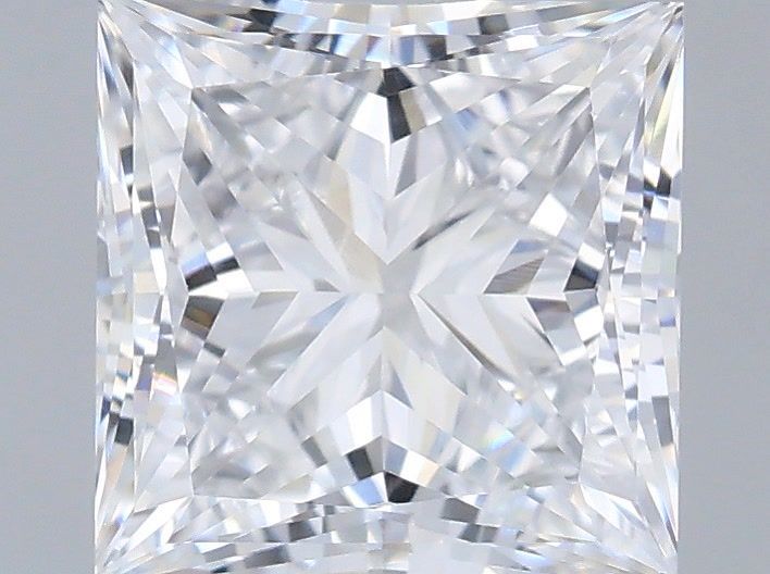 1.03 Carat Princess Shaped, Very Good Cut, D Color, VVS2 Clarity, IGI Certified Lab Grown Diamond