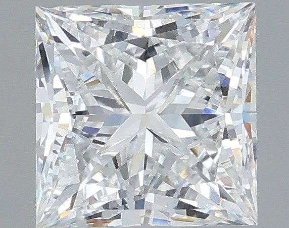 1.10 Carat Princess Shaped, Very Good Cut, D Color, VVS2 Clarity, IGI Certified Lab Grown Diamond