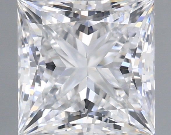1.03 Carat Princess Shaped, Ideal Cut, D Color, VVS1 Clarity, IGI Certified Lab Grown Diamond