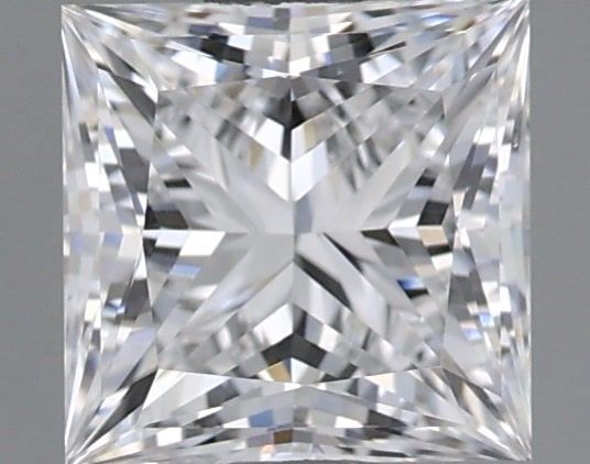 1.04 Carat Princess Shaped, Ideal Cut, D Color, VVS2 Clarity, IGI Certified Lab Grown Diamond