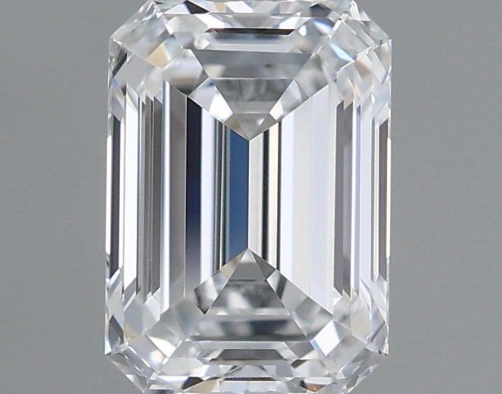 1.01 Carat Emerald Shaped, Ideal Cut, E Color, VVS1 Clarity, IGI Certified Lab Grown Diamond