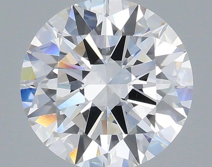 2.40 Carat Round Shaped, Excellent Cut, F Color, VVS2 Clarity, IGI Certified Lab Grown Diamond