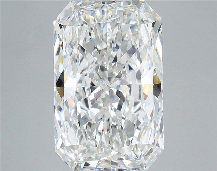 10.08 Carat Radiant Shaped, Very Good Cut, F Color, VVS2 Clarity, IGI Certified Lab Grown Diamond