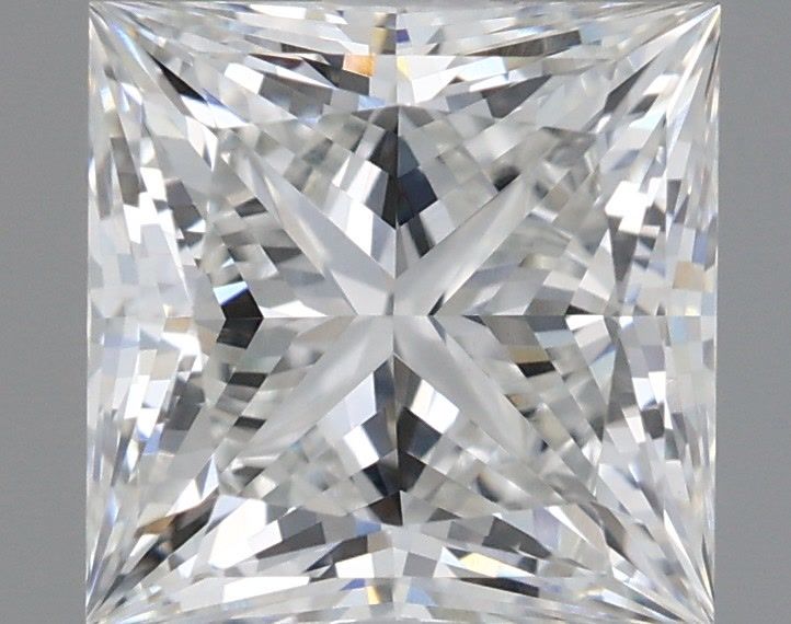 2.08 Carat Princess Shaped, Ideal Cut, F Color, VVS1 Clarity, IGI Certified Lab Grown Diamond