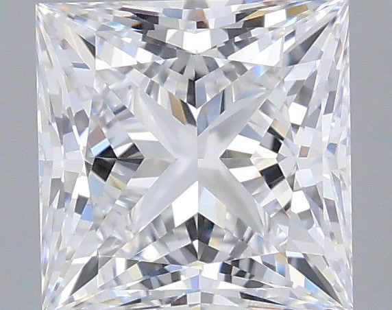 1.02 Carat Princess Shaped, Ideal Cut, D Color, VVS1 Clarity, IGI Certified Lab Grown Diamond