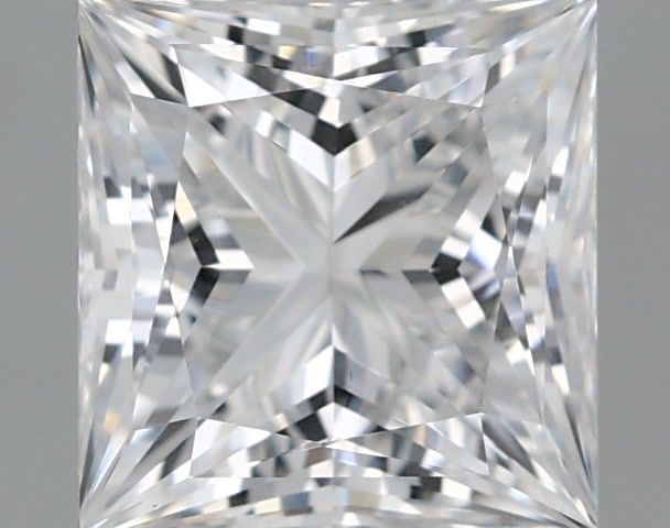 1.04 Carat Princess Shaped, Ideal Cut, D Color, VS2 Clarity, IGI Certified Lab Grown Diamond