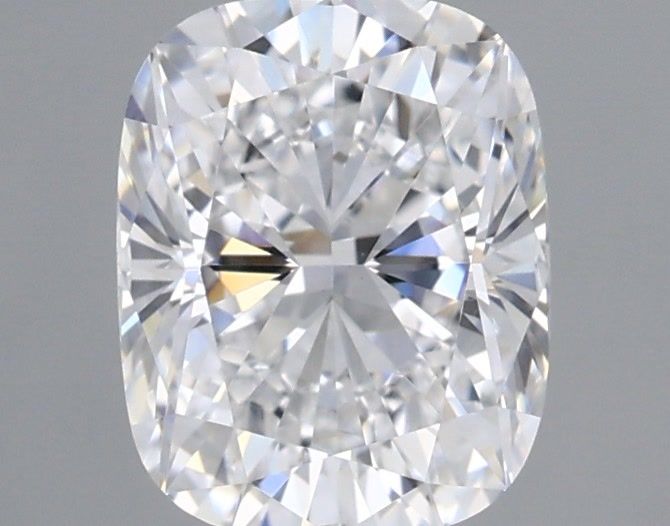 1.04 Carat Cushion Shaped, Ideal Cut, D Color, VVS2 Clarity, IGI Certified Lab Grown Diamond