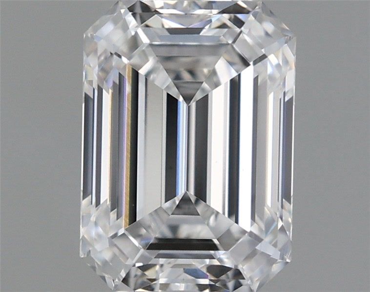1.48 Carat Emerald Shaped, Ideal Cut, D Color, VS1 Clarity, IGI Certified Lab Grown Diamond