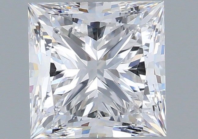 1.45 Carat Princess Shaped, Very Good Cut, D Color, VVS1 Clarity, IGI Certified Lab Grown Diamond