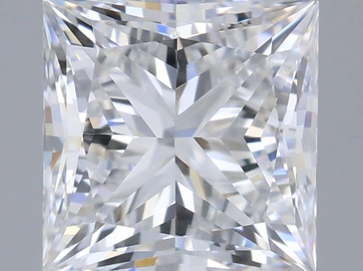 1.06 Carat Princess Shaped, Very Good Cut, D Color, VVS2 Clarity, IGI Certified Lab Grown Diamond
