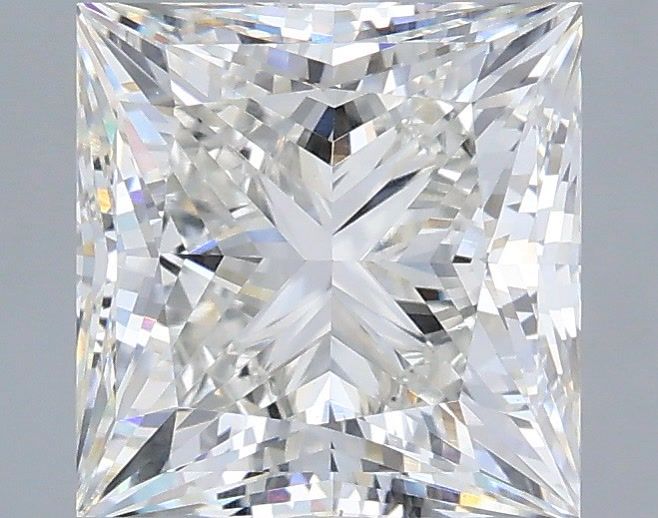 3.01 Carat Princess Shaped, Excellent Cut, G Color, VVS2 Clarity, IGI Certified Lab Grown Diamond