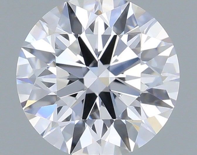 0.51 Carat Round Shaped, Ideal Cut, D Color, VS2 Clarity, IGI Certified Lab Grown Diamond
