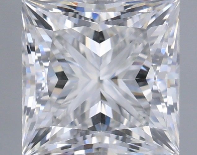 1.02 Carat Princess Shaped, Ideal Cut, F Color, VS2 Clarity, IGI Certified Lab Grown Diamond
