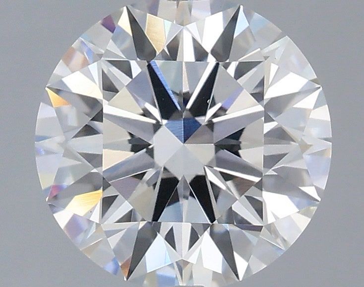 2.03 Carat Round Shaped, Ideal Cut, F Color, VVS2 Clarity, IGI Certified Lab Grown Diamond