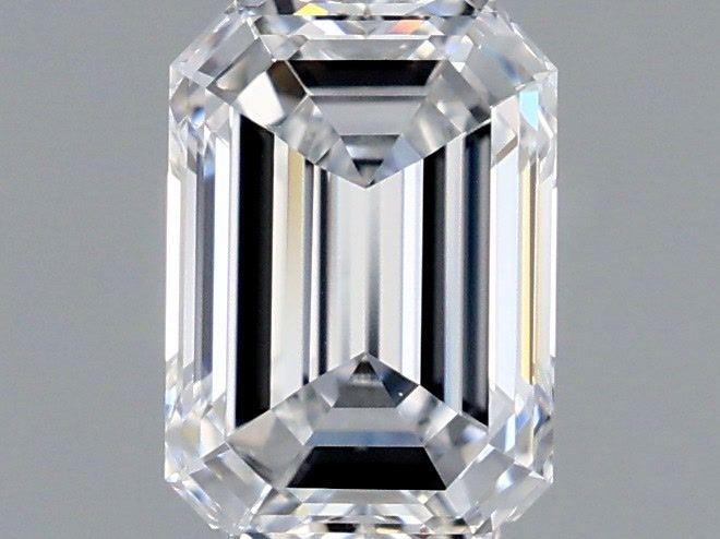 1.01 Carat Emerald Shaped, Ideal Cut, D Color, VS1 Clarity, IGI Certified Lab Grown Diamond