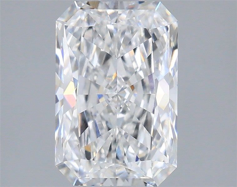 2.04 Carat Radiant Shaped, Ideal Cut, D Color, VVS1 Clarity, IGI Certified Lab Grown Diamond