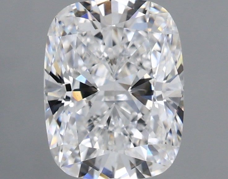 1.02 Carat Cushion Shaped, Ideal Cut, D Color, VVS2 Clarity, IGI Certified Lab Grown Diamond