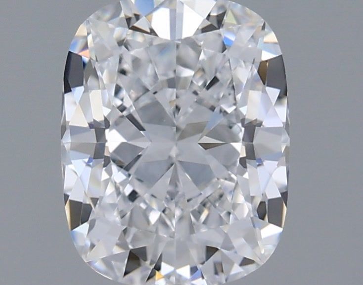 1.06 Carat Cushion Shaped, Ideal Cut, D Color, VVS2 Clarity, IGI Certified Lab Grown Diamond