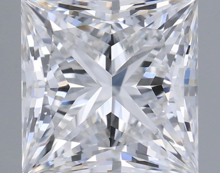 1.05 Carat Princess Shaped, Ideal Cut, E Color, IF Clarity, IGI Certified Lab Grown Diamond