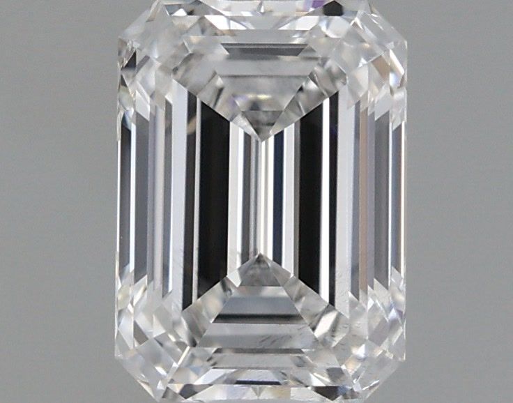 1.04 Carat Emerald Shaped, Ideal Cut, E Color, VS2 Clarity, IGI Certified Lab Grown Diamond