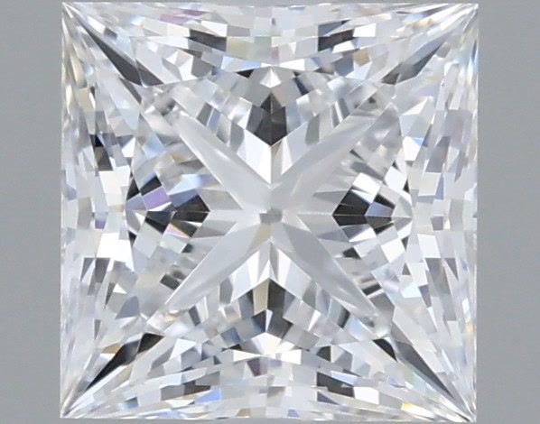 1.04 Carat Princess Shaped, Ideal Cut, D Color, VVS2 Clarity, IGI Certified Lab Grown Diamond