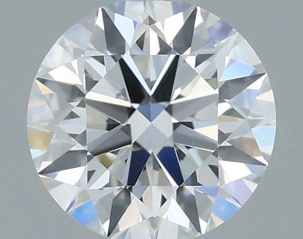 0.53 Carat Round Shaped, Ideal Cut, D Color, VS2 Clarity, IGI Certified Lab Grown Diamond