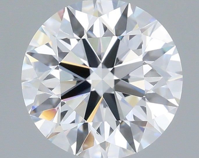 1.54 Carat Round Shaped, Ideal Cut, D Color, VVS2 Clarity, IGI Certified Lab Grown Diamond