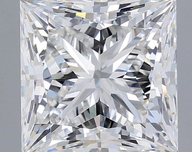 3.31 Carat Princess Shaped, Very Good Cut, F Color, VVS2 Clarity, IGI Certified Lab Grown Diamond