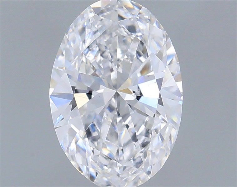 0.54 Carat Oval Shaped, Very Good Cut, D Color, VS1 Clarity, IGI Certified Lab Grown Diamond
