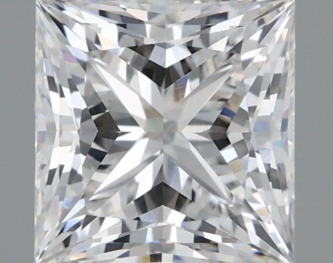 1.72 Carat Princess Shaped, Excellent Cut, E Color, VVS1 Clarity, IGI Certified Lab Grown Diamond
