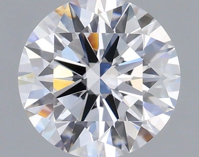 1.07 Carat Round Shaped, Ideal Cut, D Color, VVS2 Clarity, IGI Certified Lab Grown Diamond