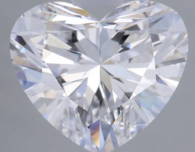 1.25 Carat Heart Shaped, Ideal Cut, D Color, VS1 Clarity, IGI Certified Lab Grown Diamond