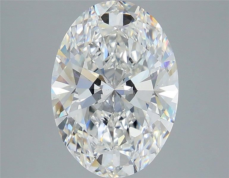 4.09 Carat Oval Shaped, Ideal Cut, F Color, VS2 Clarity, IGI Certified Lab Grown Diamond
