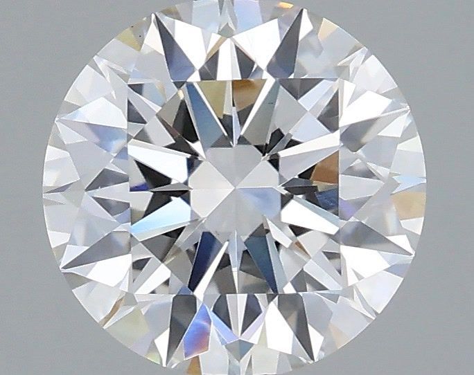 2.06 Carat Round Shaped, Ideal Cut, F Color, VVS2 Clarity, IGI Certified Lab Grown Diamond
