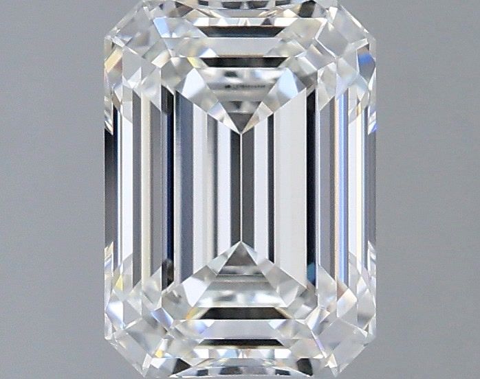 1.90 Carat Emerald Shaped, Very Good Cut, F Color, VVS2 Clarity, IGI Certified Lab Grown Diamond