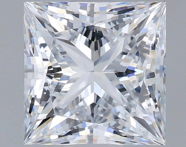 1.23 Carat Princess Shaped, Ideal Cut, E Color, VVS1 Clarity, IGI Certified Lab Grown Diamond