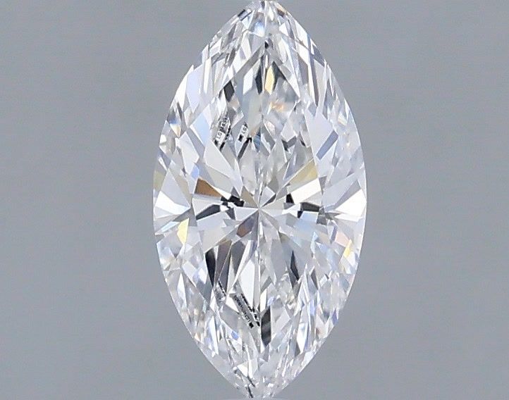 0.55 Carat Marquise Shaped, Very Good Cut, D Color, VVS2 Clarity, IGI Certified Lab Grown Diamond