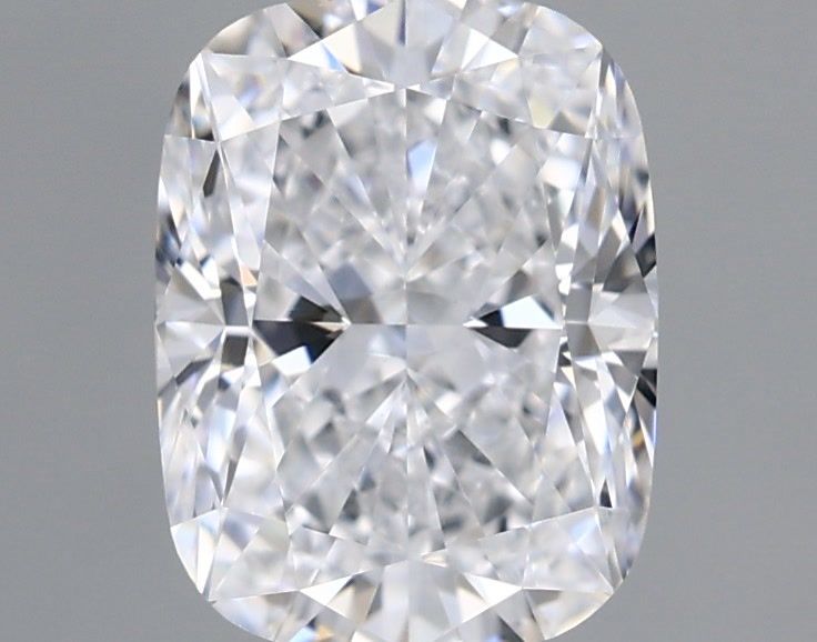 1.05 Carat Cushion Shaped, Ideal Cut, D Color, VVS2 Clarity, IGI Certified Lab Grown Diamond