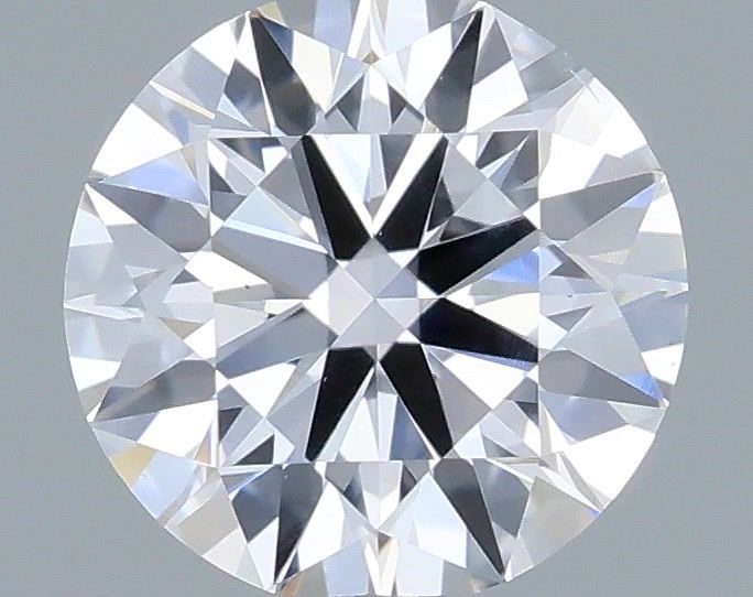 0.52 Carat Round Shaped, Ideal Cut, D Color, VS2 Clarity, IGI Certified Lab Grown Diamond