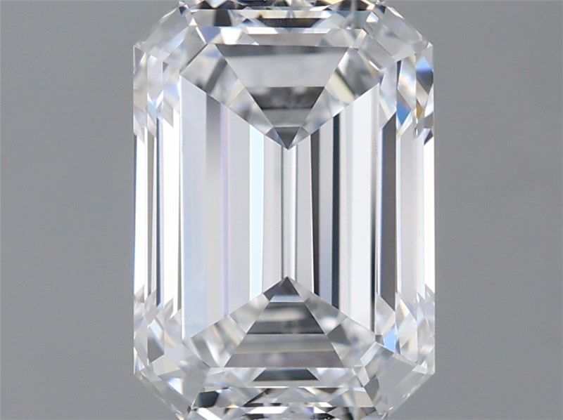 1.60 Carat Emerald Shaped, Ideal Cut, D Color, VVS1 Clarity, IGI Certified Lab Grown Diamond