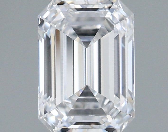 1.02 Carat Emerald Shaped, Ideal Cut, D Color, VS1 Clarity, IGI Certified Lab Grown Diamond