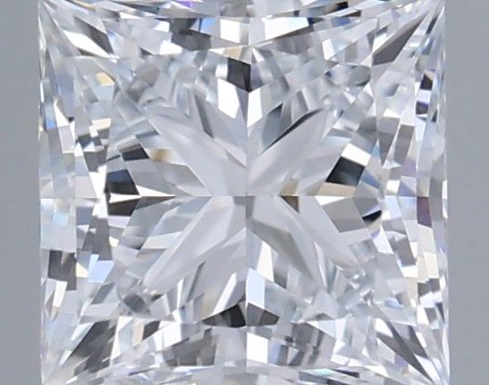 1.00 Carat Princess Shaped, Ideal Cut, E Color, IF Clarity, IGI Certified Lab Grown Diamond